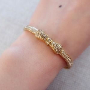 Jewelmint Rhinestone Bow tie bracelet